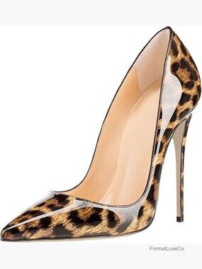 Pointed Toe High Heel Pumps 4.72 Inch Stiletto Wedding Dress Shoes Party